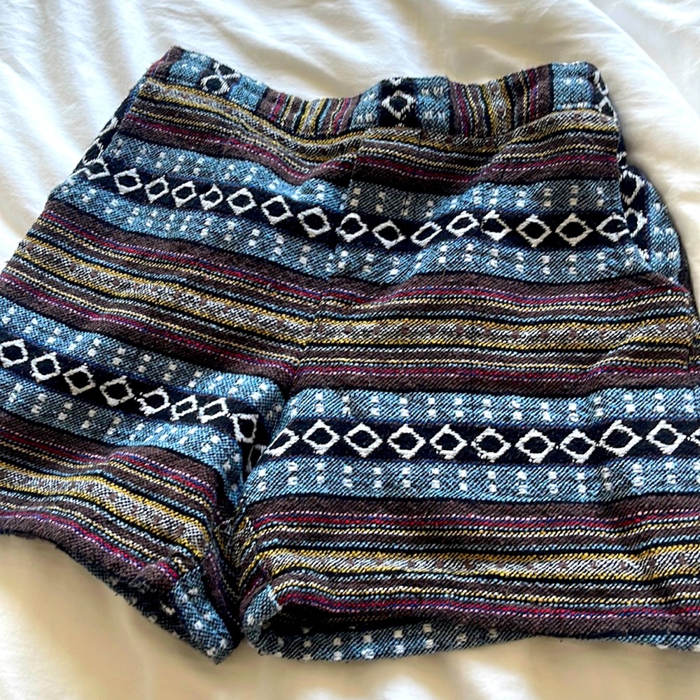 Colorful and patterned shorts
